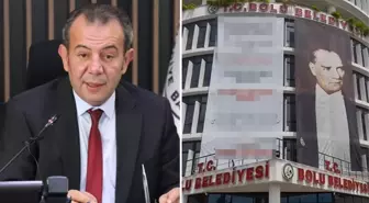 Bolu Belediyesi'nin sığınmacı pankartı seçim yasaklarına aykırı bulundu