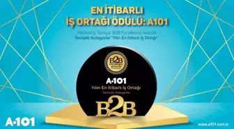 A101, Temizlik Kategorisinde En İtibarlı İş Ortağı Ödülünü Aldı