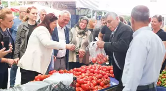 Aydın Büyükşehir Belediye Başkanı Sultanhisar Pazarı'nı Ziyaret Etti