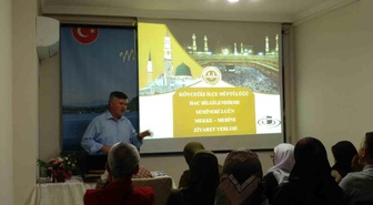 Hac görevini yerine getirecek adaylara Menenjit aşısı yapılarak eğitimler verildi