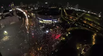 Başakşehir'de Cumhurbaşkanı Erdoğan'ın seçim zaferi coşkuyla kutlandı