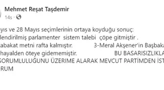 İYİ Parti Aydın Milletvekili Aday Adayı Partisinden İstifa Etti