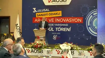 AOSB'nin AR-GE ve İnovasyon Proje Yarışması'nda ödüller sahiplerini buldu