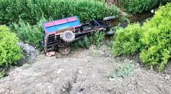 Adıyaman'da Çapa Motoru Devrildi: 1 Kişi Ağır Yaralı