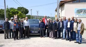 Karacabey Belediye Başkanı Ali Özkan, TOGG ile Leylek Köyü'nü ziyaret etti