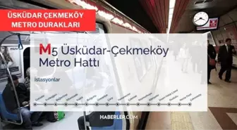 Üsküdar Çekmeköy metro durakları neler? Üsküdar ile Çekmeköy arası kaç durak var? Üsküdar Çekmeköy metro kaç dakika? Üsküdar Çekmeköy metro kaç km?