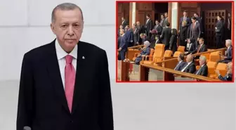 Aile üyeleri Cumhurbaşkanı Erdoğan'ın yeminini locadan izledi! Karede 2 eksik vardı