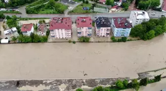 Kastamonu'nun Azdavay ilçesi üçüncü kez sel felaketiyle karşı karşıya kaldı