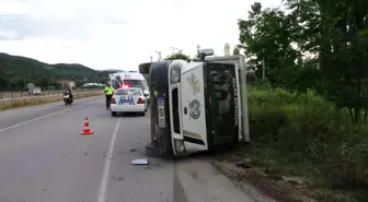 Tokat'ta Pikap Devrildi: Sürücü Yaralandı