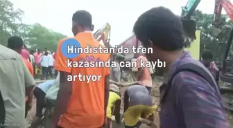 Hindistan'ta tren kazasında can kaybı artıyor