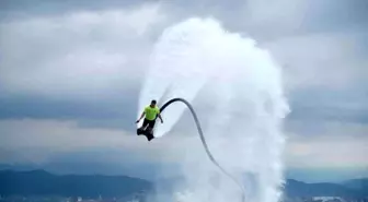 Kocaeli'de Türkiye Su Jeti ve Flyboard Şampiyonası düzenlendi