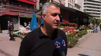 Ankara'da Sakarya Çiçekçiler Çarşı'sı yenilendi