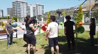 Başkan Atay 'Efeler'in Efesi' filmi için kamera karşısına geçti