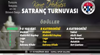 Bayramiç Belediyesi Karne Hediyesi Satranç Turnuvası düzenliyor