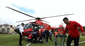 Malatya'da 112 Hava Ambulansı İle Hastaneye Yetiştirildi