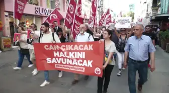 TİP İzmir'de Can Atalay için eylem yaptı