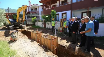 Muğla Büyükşehir Belediyesi, Düğerek Mahallesi'nde Kanalizasyon Projesi İle Altyapı Yatırımlarına Devam Ediyor