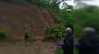 Heyelan 40 yıllık emeğini aldı