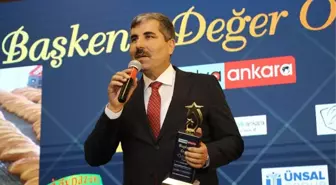 Başkan Asya'ya Afet Bölgesi Hizmet Ödülü verildi