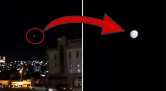 Kahramanmaraş'ta UFO paniği! O anlar anbean kamerada