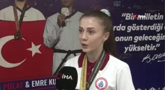 Merve Dinçel: 'Kariyerimin ikinci altın madalyasını Bakü'de elde etmek önemliydi'