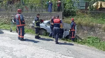 Ünye'de trafik kazası: 1 ölü, 1 yaralı