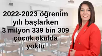 Zafer Partisi Genel Başkan Yardımcısı: 3 milyon 339 bin 309 çocuk okulda değil