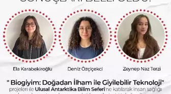 3 lise öğrencisi birinci oldukları projeyi Antarktika'da test edecek