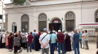 Burhaniye'de Hacı Adayları Uğurlandı