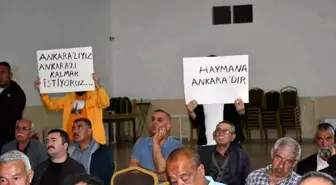 Haymanalılar Polatlı'ya bağlanmak istemiyor