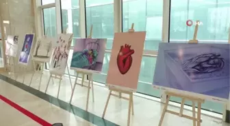 İstanbul Haseki Hastanesi'nde Uluslararası Organ Bağışı Karikatür Sergisi Açıldı