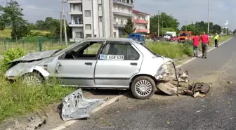 Samsun'da Otomobiller Çarpıştı: 2 Yaralı