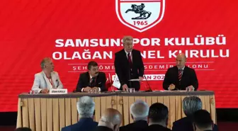 Samsunspor Kulübü Olağan Genel Kurulu'nda Yüksel Yıldırım yeniden başkan seçildi