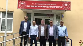 Gölpazarı Belediye Başkanı ve İl Genel Meclis Üyesi, İlçe Tarım ve Orman Müdürü'nü ziyaret etti