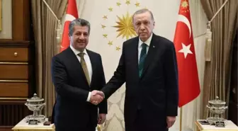 Cumhurbaşkanı Erdoğan, Barzani'yi kabul etti