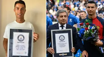 Onun için yaşın bir önemi yok! Ronaldo bu kez Guinness Rekorlar Kitabı'na girdi