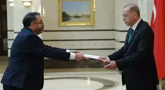 Peru'nun Ankara Büyükelçisi Diaz, Cumhurbaşkanı Erdoğan'a güven mektubu sundu