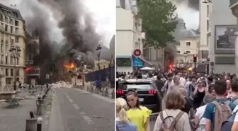 Fransa'nın başkenti Paris'te doğal gaz patlaması! 37 yaralı var