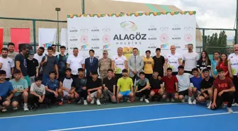 Iğdır'da Alagöz Holding 3. Kayısı Cup Tenis Turnuvası başladı