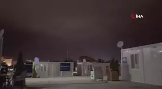 Malatya'da Şimşekler Gökyüzünü Aydınlattı