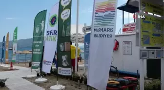 Marmaris'te plajlar yaza hazır