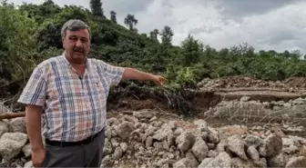 Ordu'nun Fatsa ilçesinde sağanak nedeniyle sel felaketi yaşandı