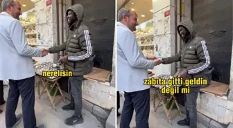 Belediye başkanının Senegalli saatçiyle diyaloğu izleyenlere tebessüm ettirdi