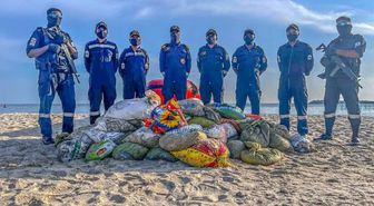 Hindistan Sahil Güvenliği, Tamil Nadu'da 1137 kilogram yasaklı deniz hıyarı ele geçirdi