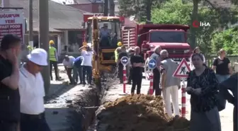 Kandilli'de doğalgaz için ilk kazma vuruldu