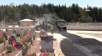 Osmaniye'de Kurban Bayramı için Asri Mezarlıkta Çalışma Başladı