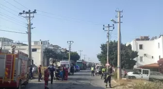 Bodrum'da Beton Elektrik Direğine Çarpan Otomobilin Sürücüsü Hayatını Kaybetti