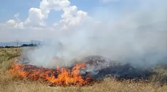 Burdur'da otluk alanda çıkan yangın söndürüldü