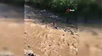 Giresun'da selde kaybolan kişi aranıyor