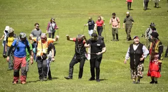 Giresun'da Doğa Sporcuları Otçu Göçü Geleneğini Canlandırdı